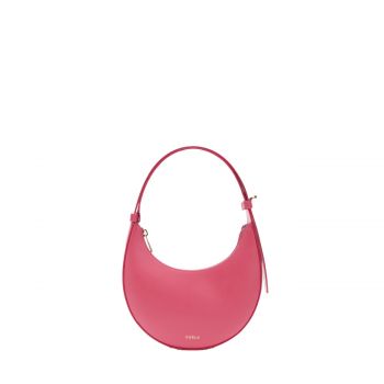Delizia mini shoulder bag velvet pink