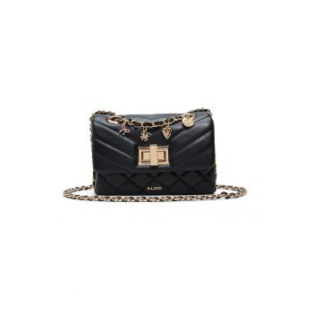 Geanta crossbody din piele ecologica cu model matlasat Nila