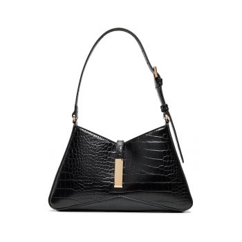 Geanta cu bareta de umar detasabila si model crocodil Julietta