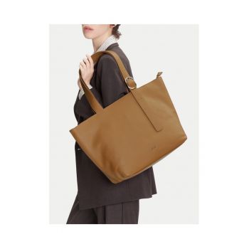 Geanta dama  bej - material textil - model C-LSK-L-012-08