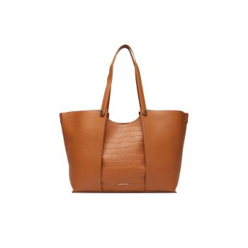 Geanta dama  C-LX10146 - culoare bruna - material textil