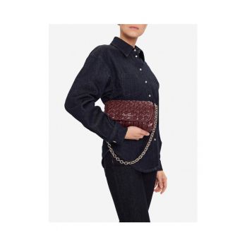 Geanta dama  CEO-DAKOTA-I-LDA8006 - bordo - din tesatura