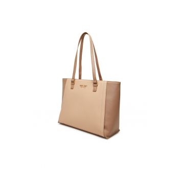 Geanta dama  CEO-Midtown Maven-LX - bej - din tesatura