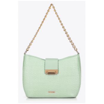 Geanta dama crossbody  cu curea reglabila - dimensiuni 30x25cm - Verde