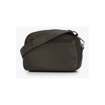 Geanta dama crossbody  nylon - dimensiuni stabile - Verde