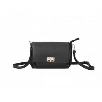 Geanta dama Delis, Madeleine GT3794, piele naturala, Negru