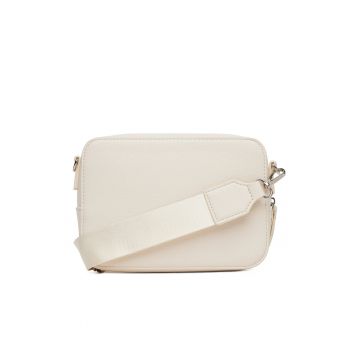 Geanta dama  ecru - model DZE-S-012-07 - din piele ecologica