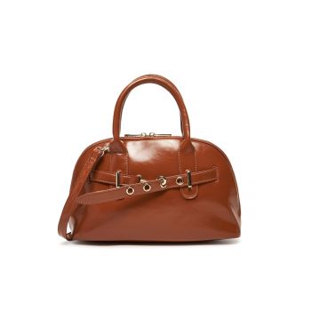 Geanta dama  model C-DZE-S-004-08 - culoare brown - material textil.