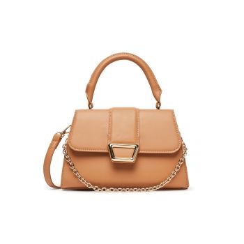 Geanta dama  model C-DZE-S-017-08 - culoare brown - material textil.