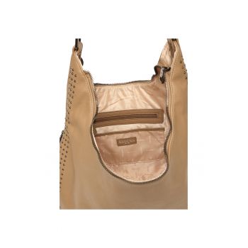 Geanta dama  model C-ZAR-1 - tkanina - bej