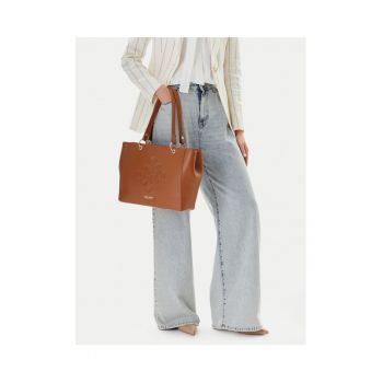 Geanta dama  model CEO-GIANNA-H242051 - culoare brown - material textil.