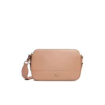 Geanta dama  model CEO-MEXX-S-001-08 - color bej - material textil.