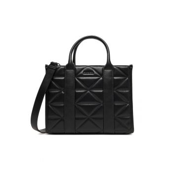 Geanta dama  model LDA7346 - neagra - din material textil