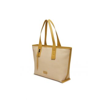 Geanta dama  model LSK-O-001-07 - bej - din tesatura.