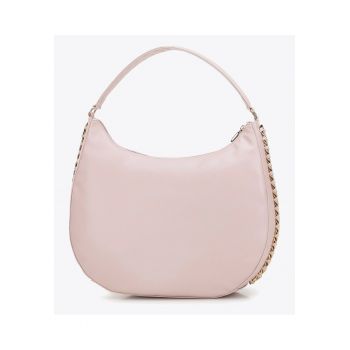 Geanta dama  model tip sac - ecopiele dimensiuni Adwqfwq - cu lant decorativ - Roz