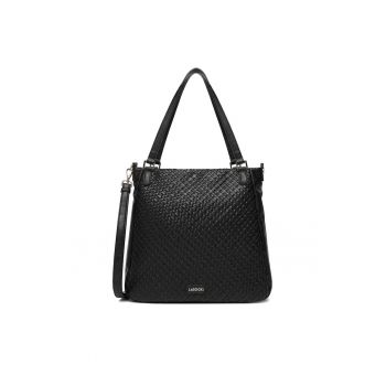 Geanta dama  neagra - din material sintetic - model C-LSK-K-046-06