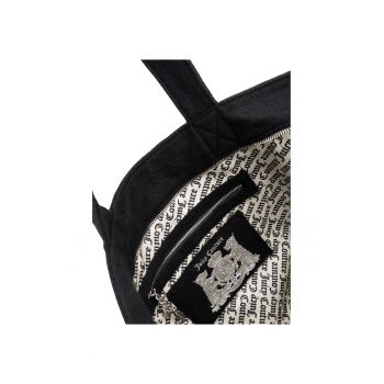 Geanta dama  neagra - din material sintetic