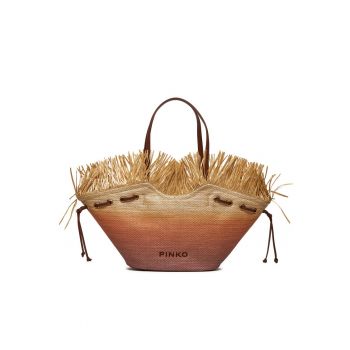 Geanta dama  Pagoda Extra Shopper - fucsia - din material sintetic