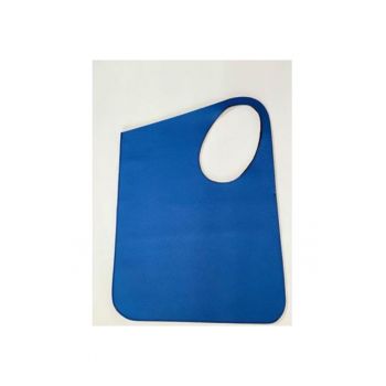 Geanta dama piele -  Yna - albastra - 41x56 cm