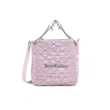 Geanta dama  roz - din material sintetic