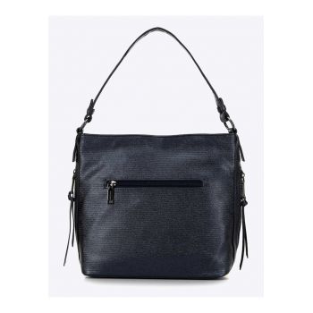 Geanta dama tip sac  ecologica - granat - 1 compartiment - cu manere confortabile