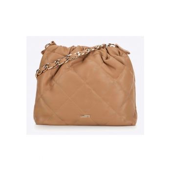 Geanta dama tip sac  ecopiele - geometrie - cu lant