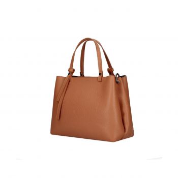 Geanta de dama, Bonita GT3793, piele naturala, Cognac