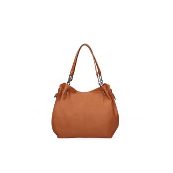 Geanta de piele cu bareta detasabila de umar Ereba