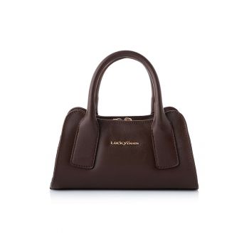 Geanta din piele ecologica cu bareta de umar detasabila