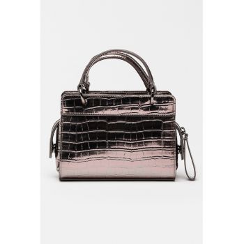 Geanta din piele ecologica cu maner si bareta detasabila