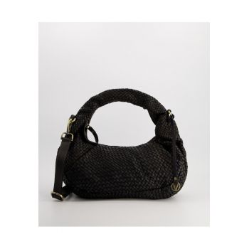 Geanta impletita din piele naturala si ecologica