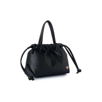 Geanta mica cu maner si snur de ajustare