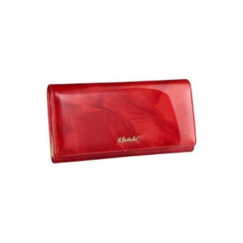 Portofel dama -  Piele naturala - Rosu