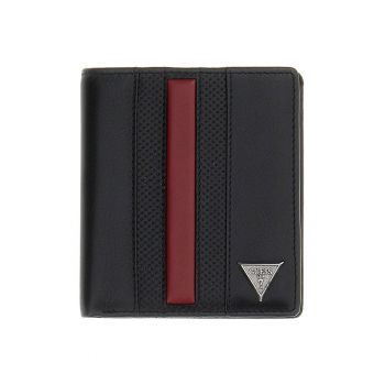 Portofel pliabil din piele cu logo metalic Torino