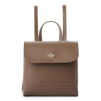 Rucsac din piele ecologica cu detaliu metalic