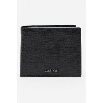 Set de portofel de piele saffiano si portcart