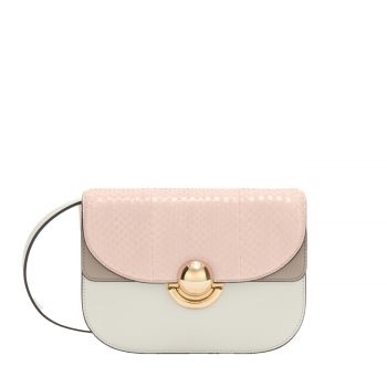 Sfera mini crossbody dusty pink + panna
