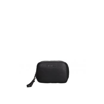 Etui din piele ecologica Korvus - Negru
