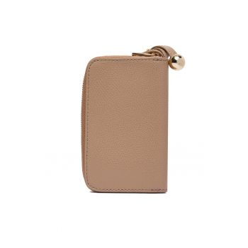 Etui na klucze dama -  Greige - piele naturala