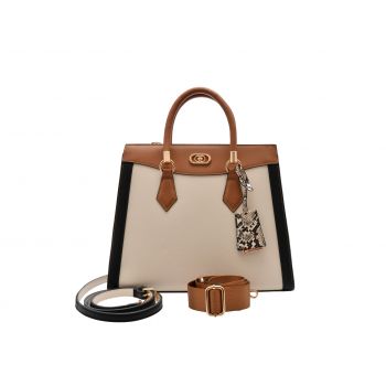 Geanta ALDO alba, CHENOA 966, din piele ecologica