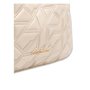 Geanta crossbody cu bareta ajustabila Oriana Chic - Bej deschis