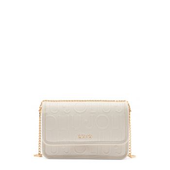 Geanta crossbody cu bareta din lant Better - Bej deschis
