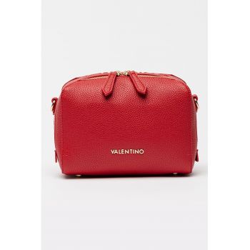 Geanta crossbody cu fermoar Pattie - Rosu inchis