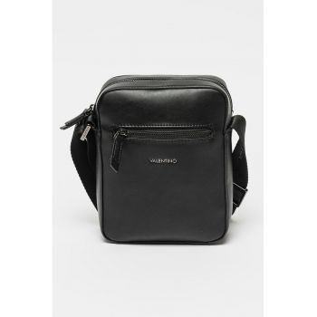 Geanta crossbody de piele ecologica Horizon - Negru
