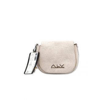 Geanta crossbody din piele ecologica Elianthe - Bej deschis