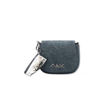 Geanta crossbody din piele ecologica Elianthe - Bleumarin