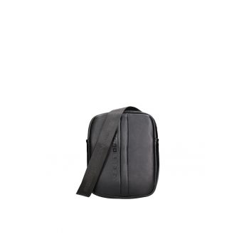 Geanta crossbody din piele ecologica Kryos Ultra - Negru