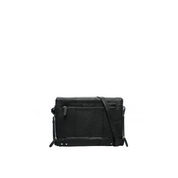 Geanta crossbody din piele Umbria Prime - Negru