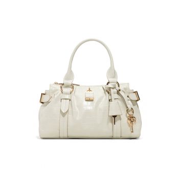 Geanta cu accesorii detasabile Alosa - Alb murdar