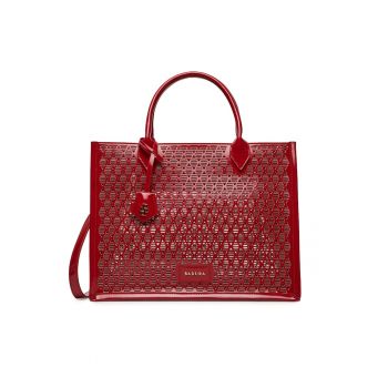 Geanta dama  model WENN-02 - rosie - din material textil.